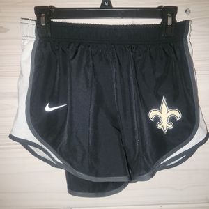 Saints theme Nike shorts